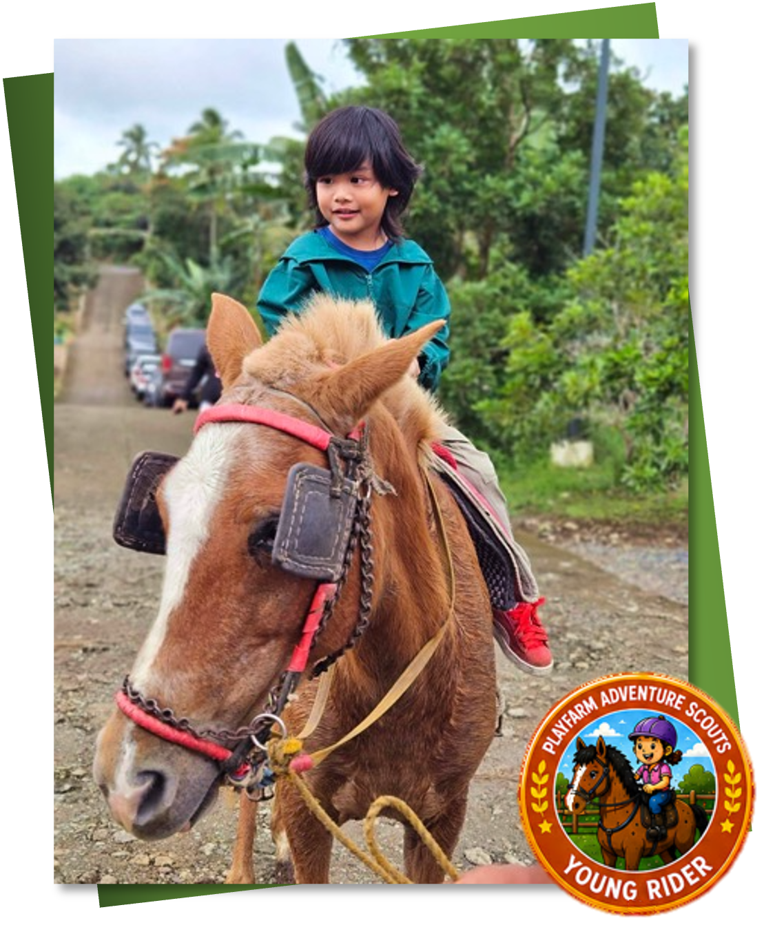 Children enjoying Horseback Riding