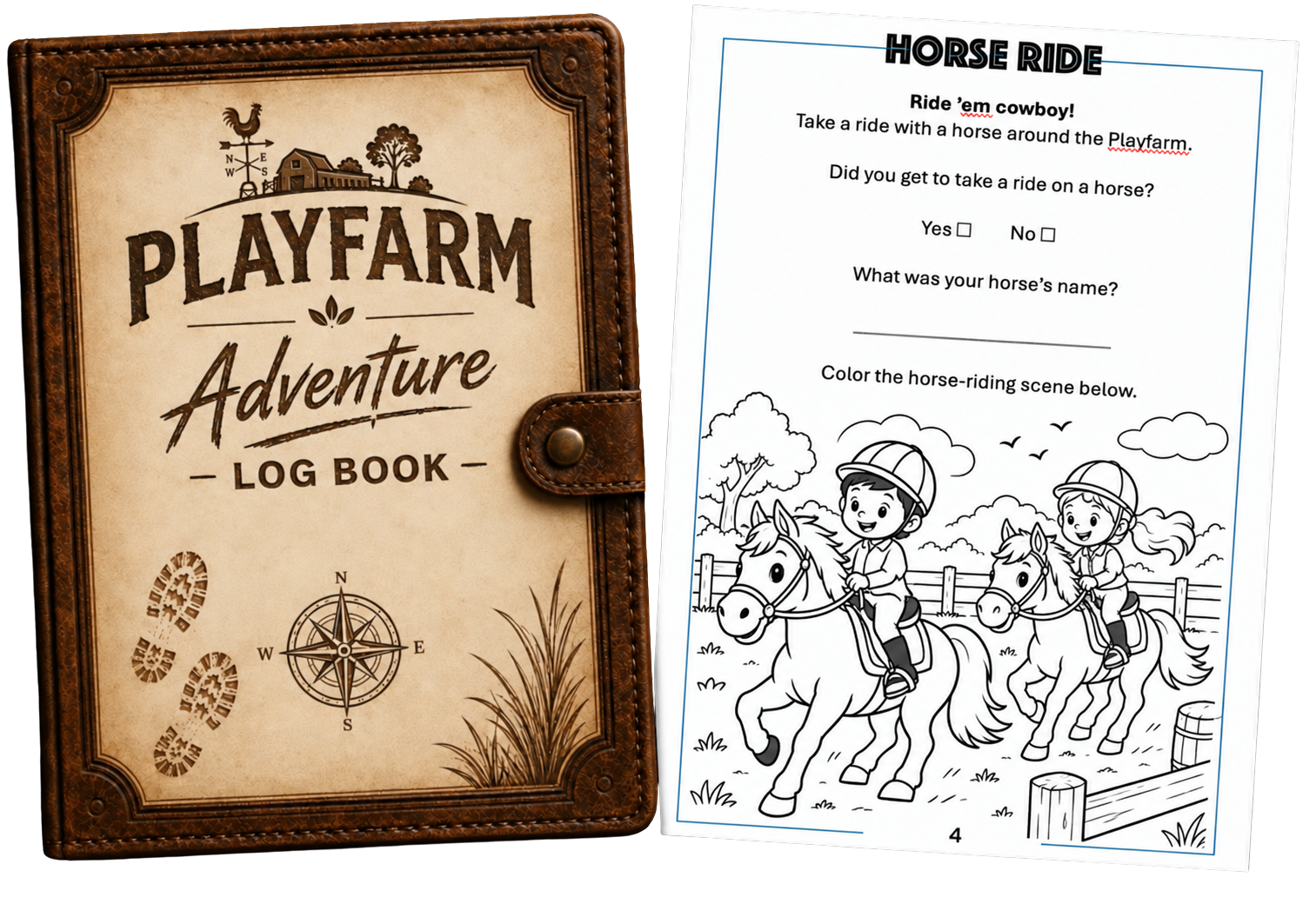 Playfarm Adventure Log Book